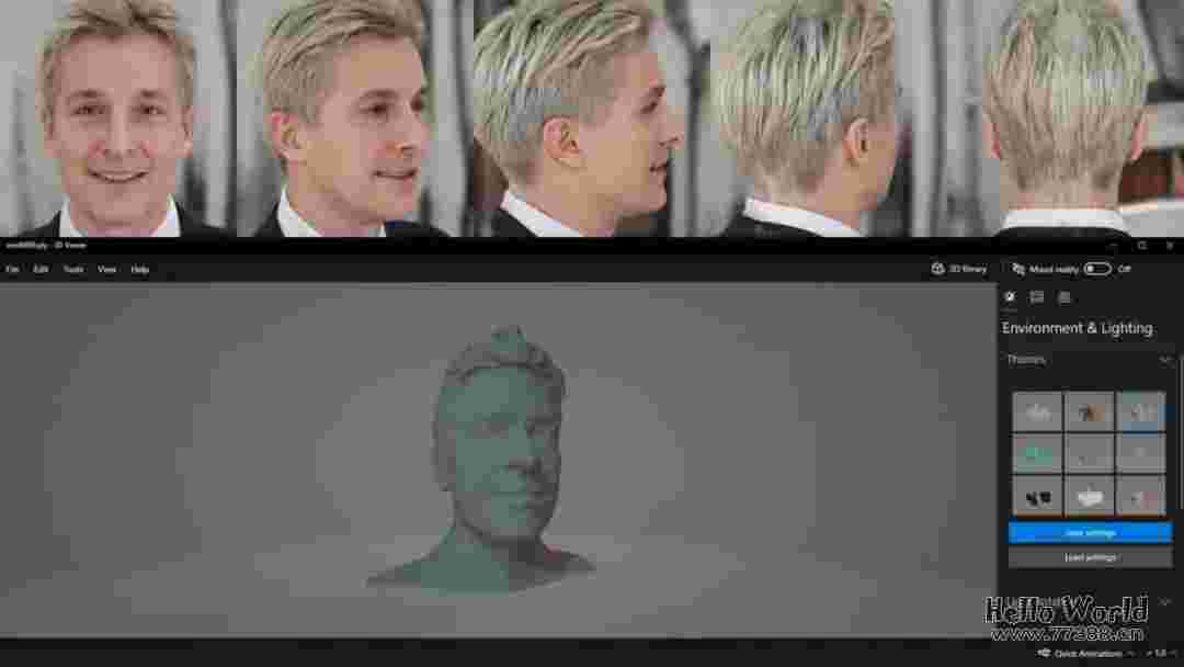 利用AI将一张照片生成360°无死角头像!